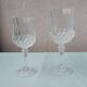 6 verres à pied en cristal