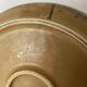 Denbac plate, flame-decorated ceramic