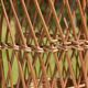 Wicker bottle holder basket with slots for plates and glasses - 1970s