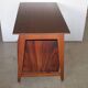 Small Italian wooden desk with brass details.