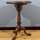 Mahogany Tripod Pedestal Table, Louis Philippe Style – 2nd half of the 19th century