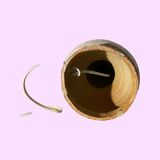 Super Rare Ceramic Table Lamp Made By Mid-Century Ceramics Bakery 'Kingo Stentøj' in Denmark 69cm