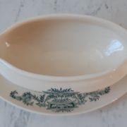 Saucière terre de fer Longchamp fin XIXème