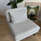 Light grey modular canapé Hübsch