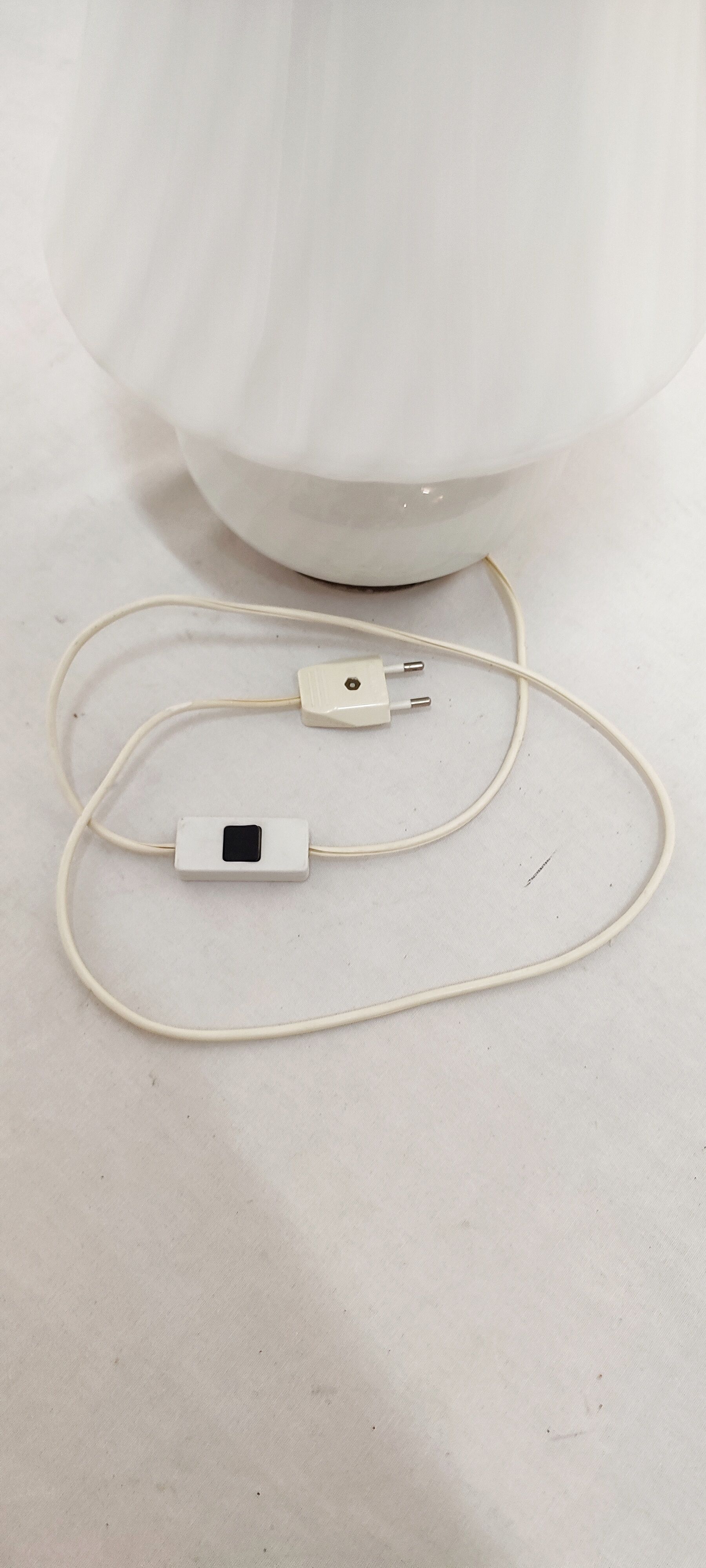 Lampe de table en verre de Murano « champignon ». Italie, années 1970.