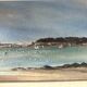 Aquarelle signée Alexandre Bonade, Saint-Malo