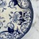 Small flat plate Creil Montereau Flora