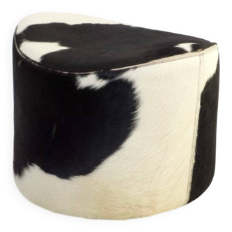 Pouf Stockholm en Peau de Vache par Niels Gammelgaard pour Ikea années 70s