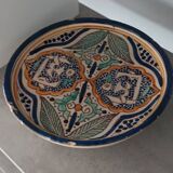 Plat maroc polychrome xixeme.