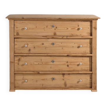 Pine commode stripped – Central Europe, around 1920