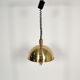 Florian Schulz Brass Pendant with Lights, Germany, 1970