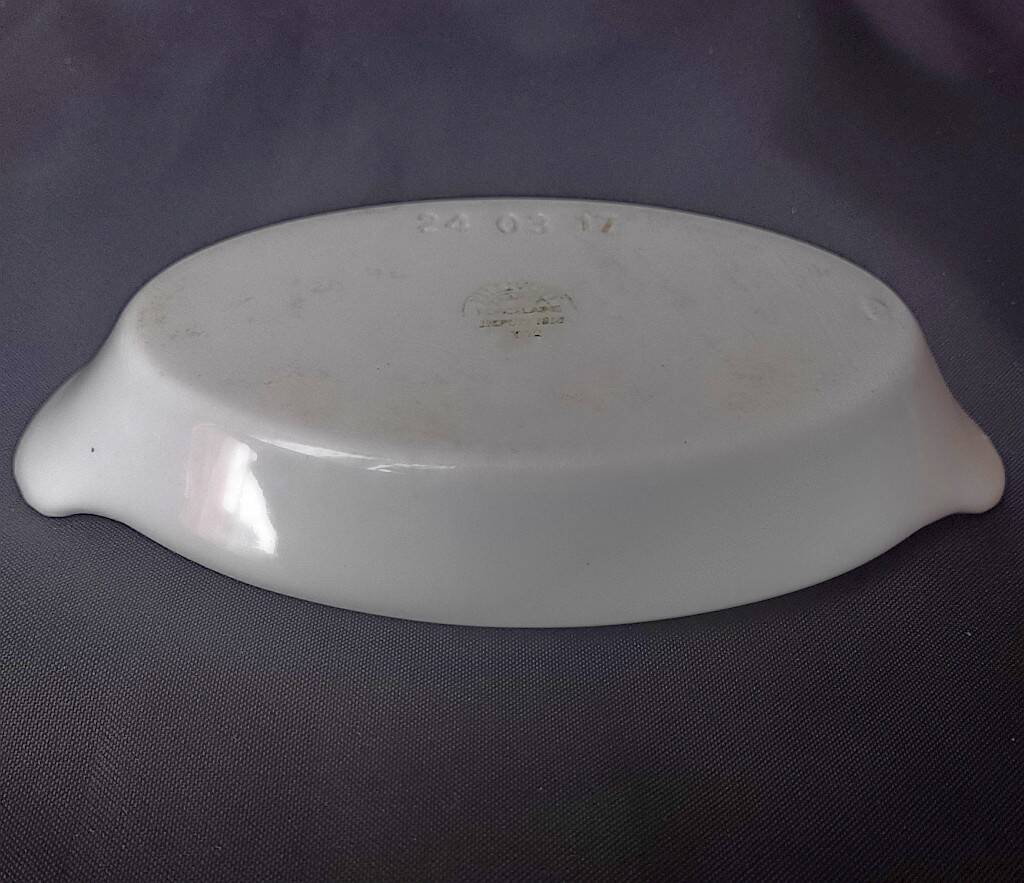 Pillivuyt Oval Au Gratin White Baking Dishes Porcelain-set 2