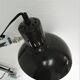 Lamp architect metal black design Aluminor vintage