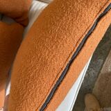 Wool blanket cushions