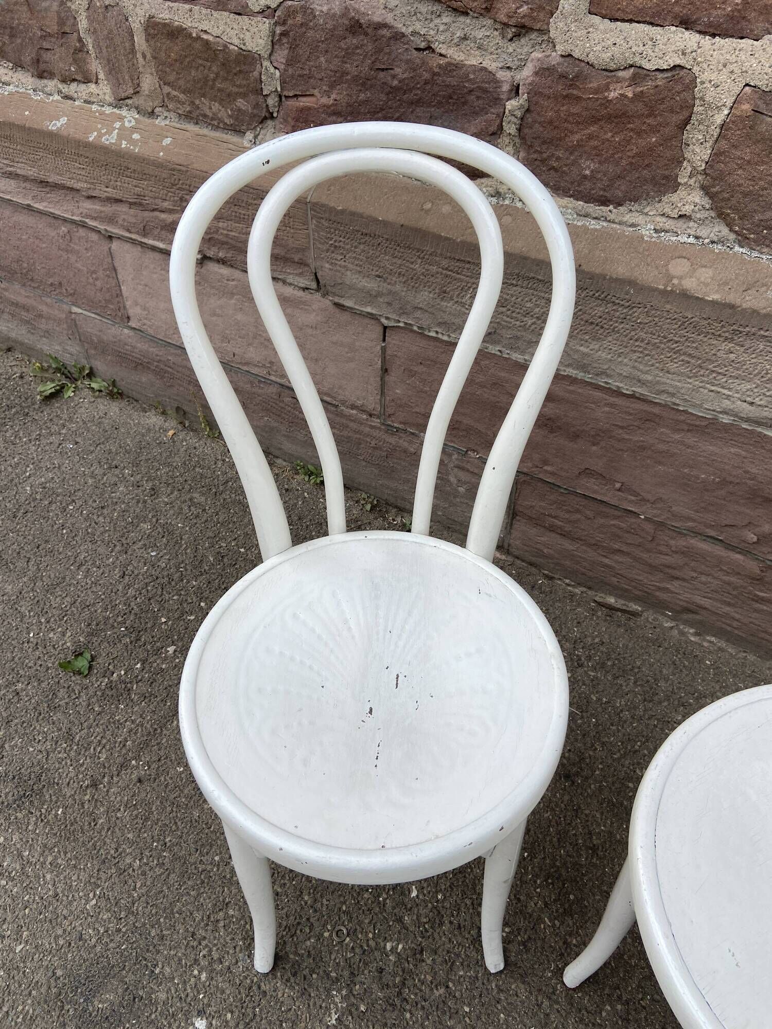 Pair of Viennese chair JJ Kohn 1900 parisian café bistro