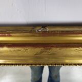 Gilded mirror Louis Philippe - 117x125cm