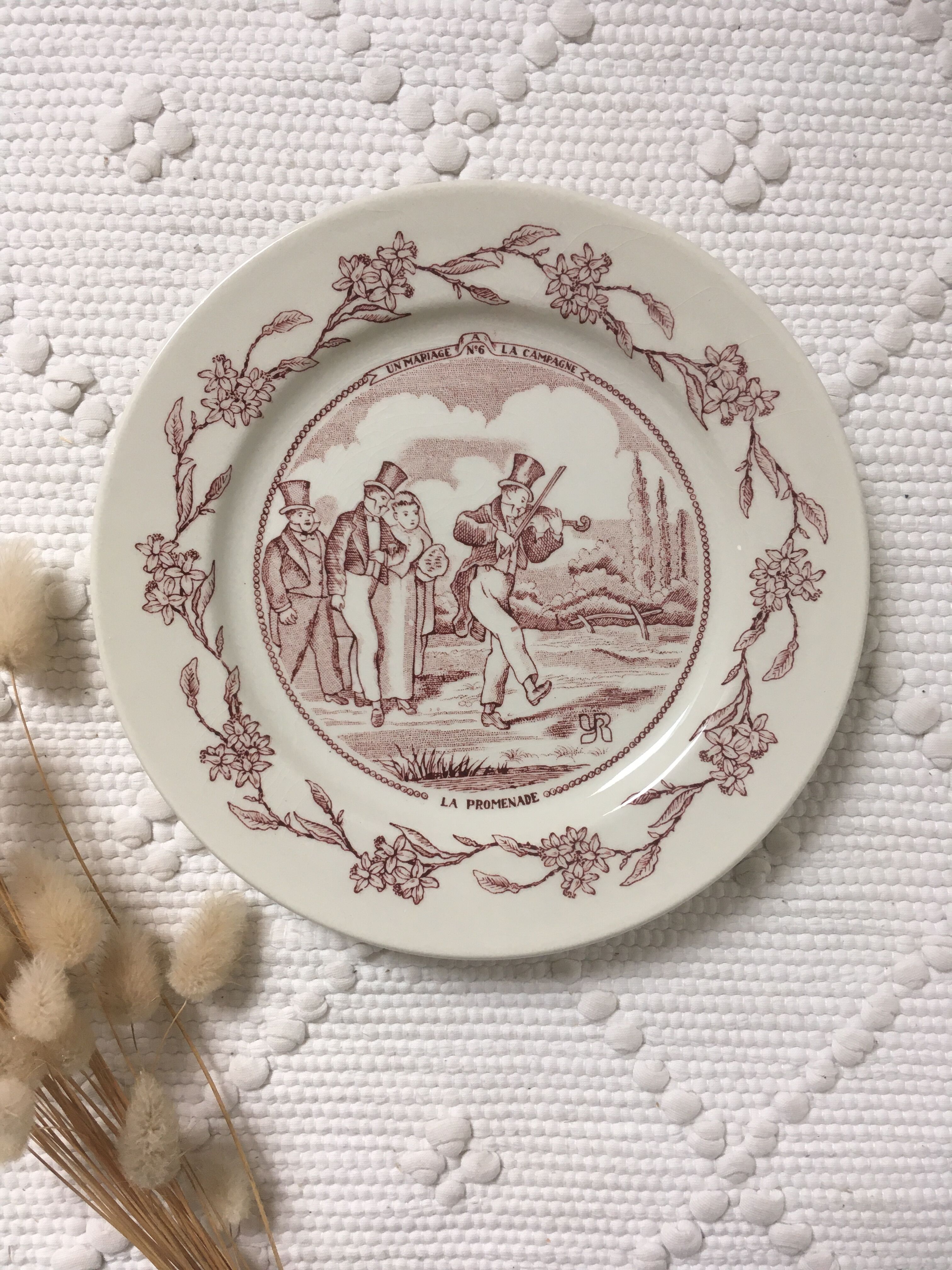 Talking plates "wedding"