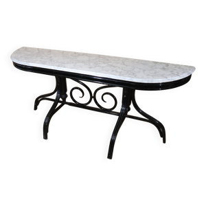 console en bois courbé