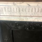 Old louis XVI style fireplace