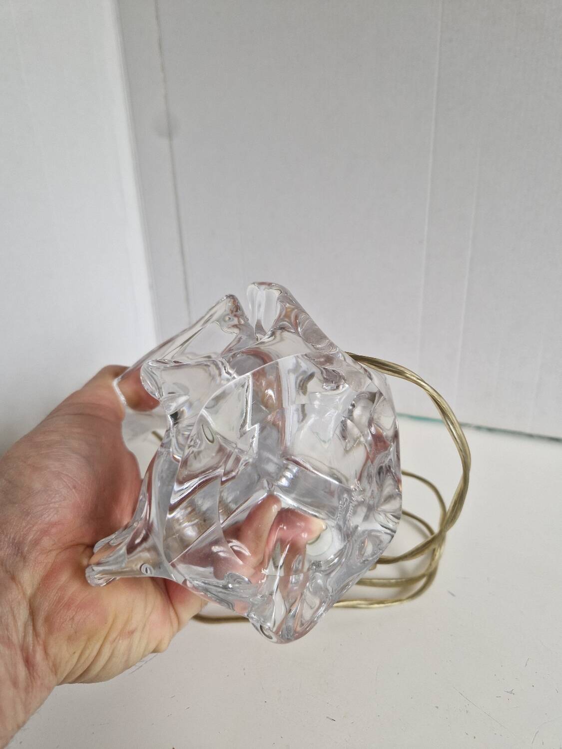 Crystal Schneider Lamp Base
