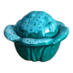 Cabbage mustard pot in slip