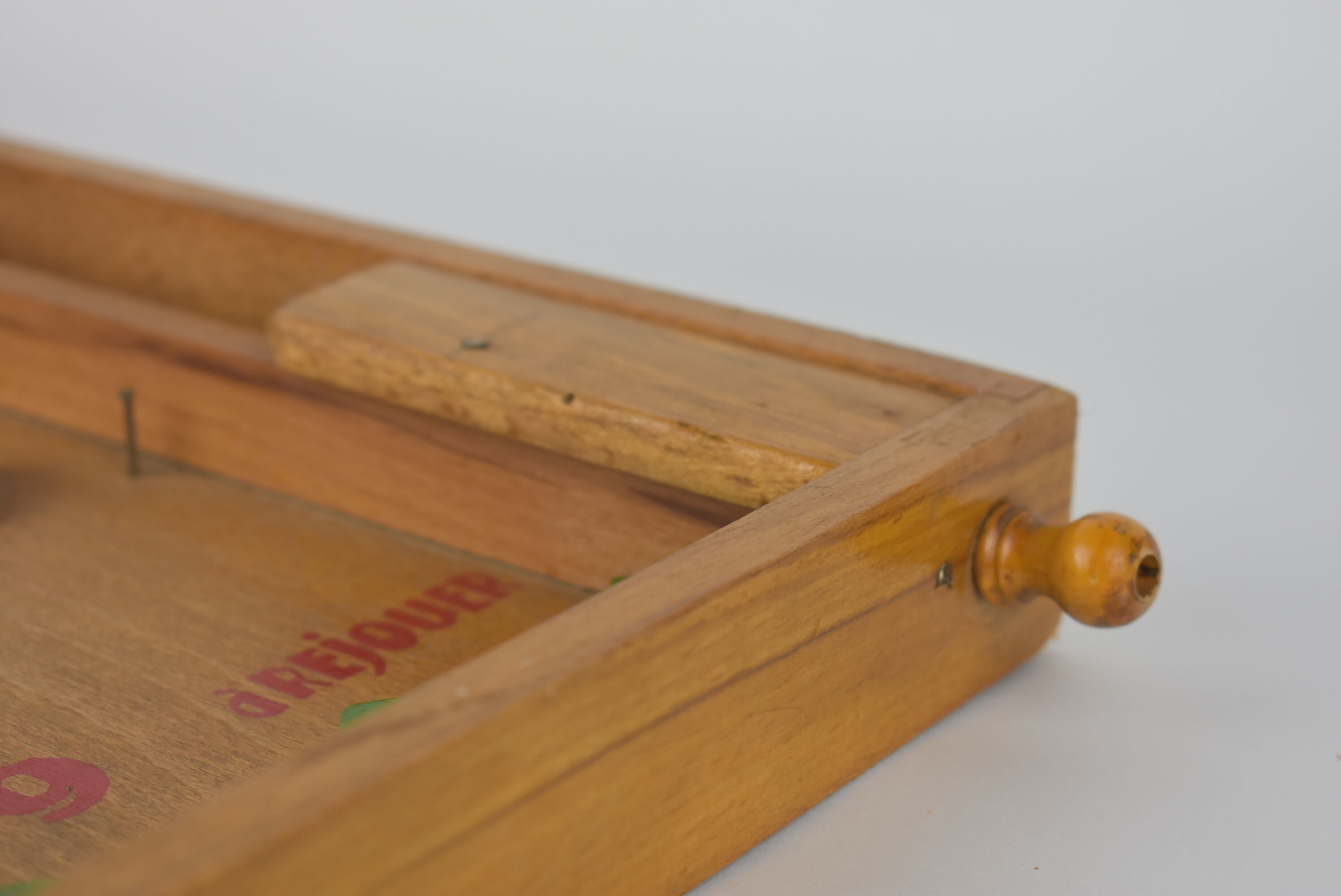 old wooden pinball