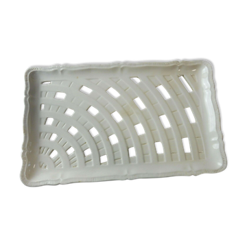 Old openwork ceramic dish, from Longchamp