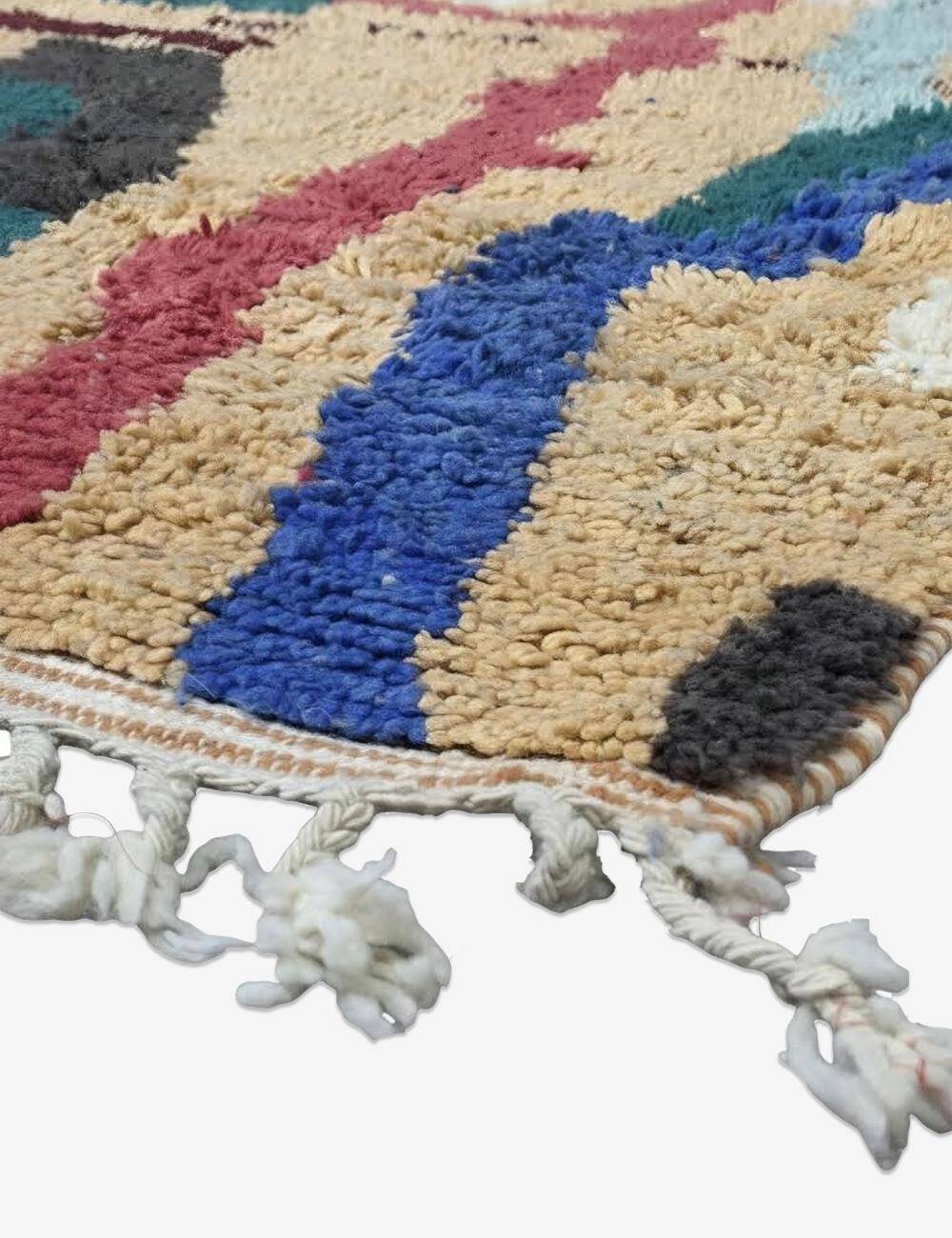Tapis coloré contemporain - 275 x 210 cm