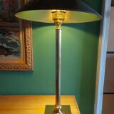 Large golden brass lamp neo classic style