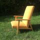 Vintage chair feet yellow compass - 60s