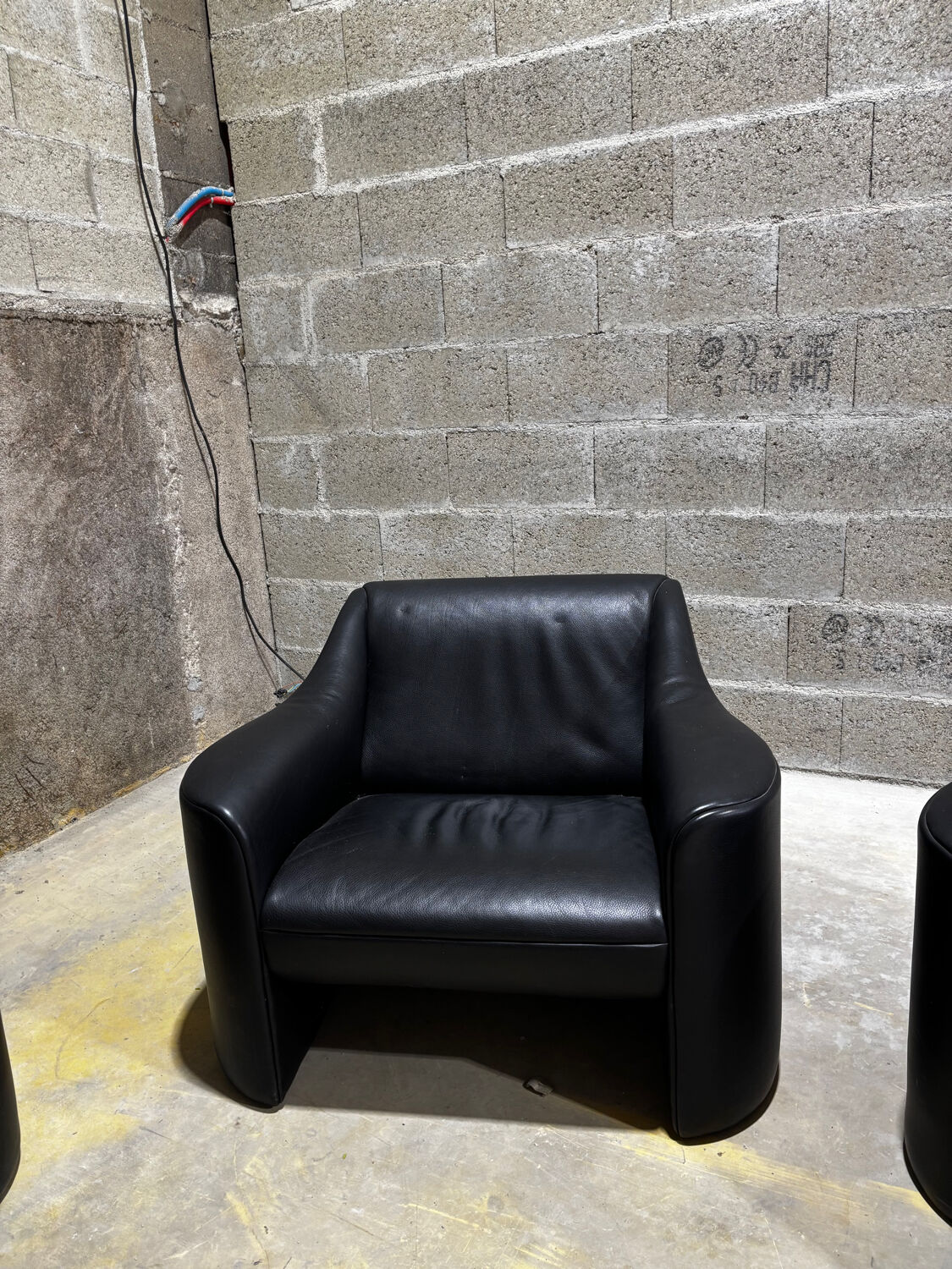 Canapés and Matteo Grassi vintage leather armchairs