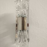 Space Age double glass wall lamp by Raak, Netherlands circa 1970