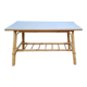 Rattan coffee table 50s