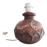 Textured ceramic lamp base