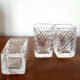 Art Deco cut glass whisky set
