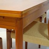 Table dining plywood teak by Niels O. Møller for J.L. Möllers