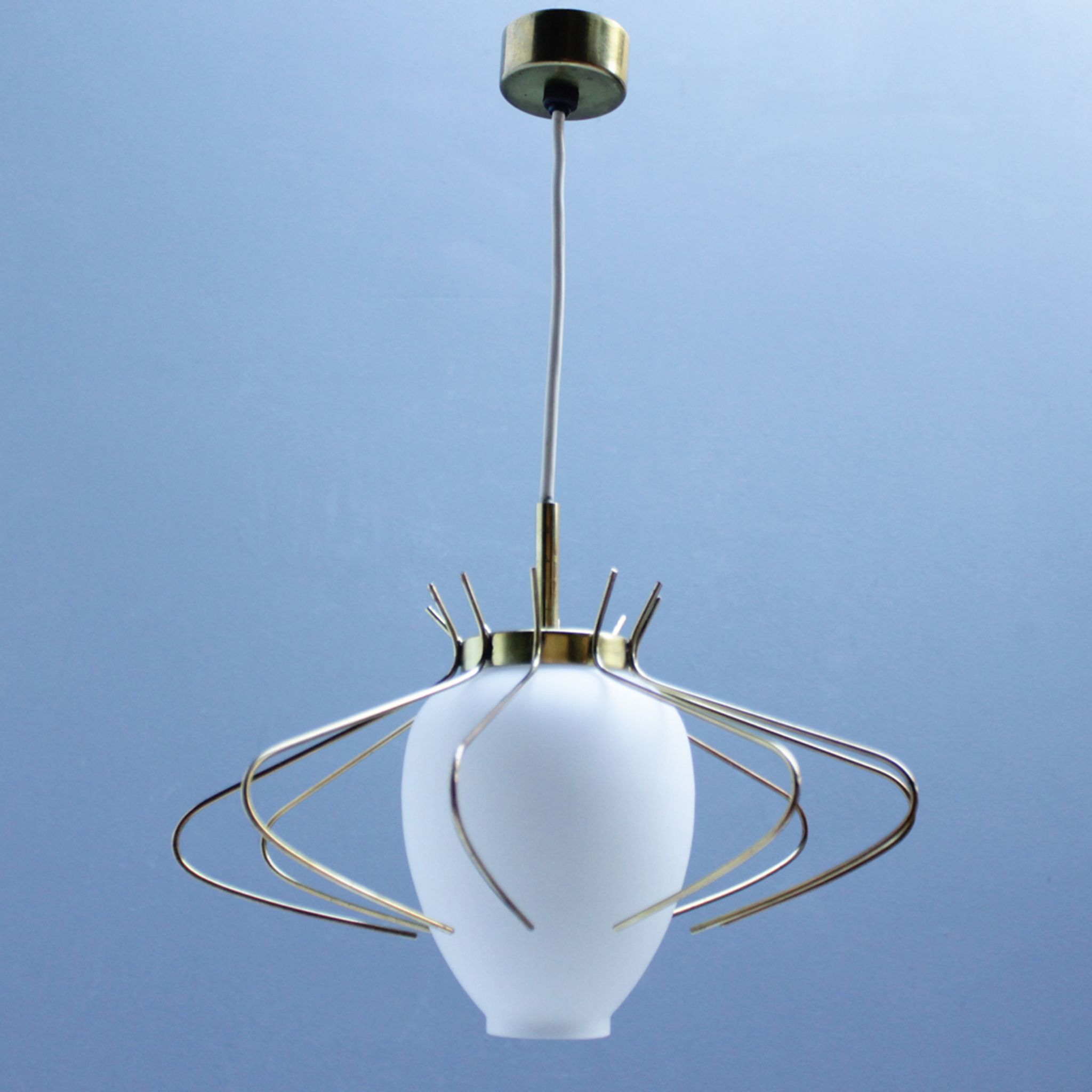 Mid-Size French Spider hanging in the Style of Arredoluce