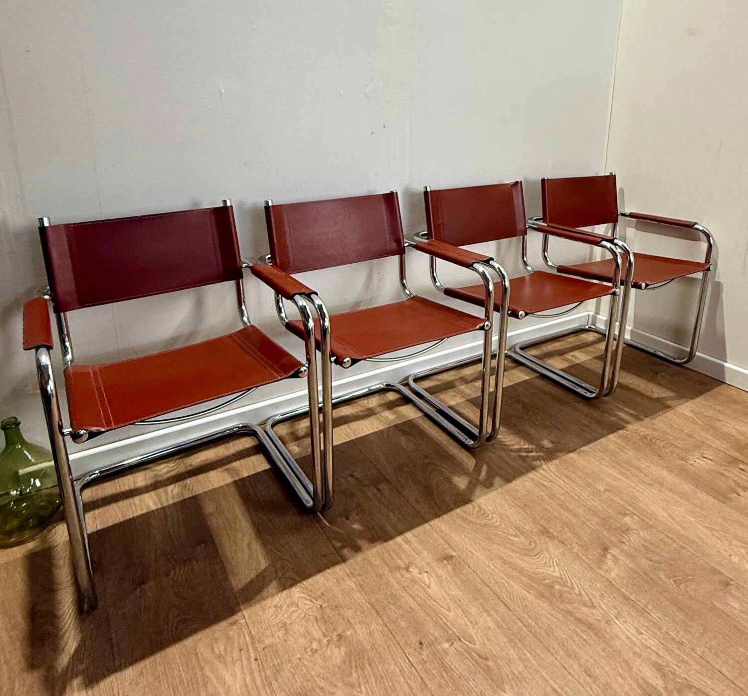 4 S34 armchairs in Marc Stam style