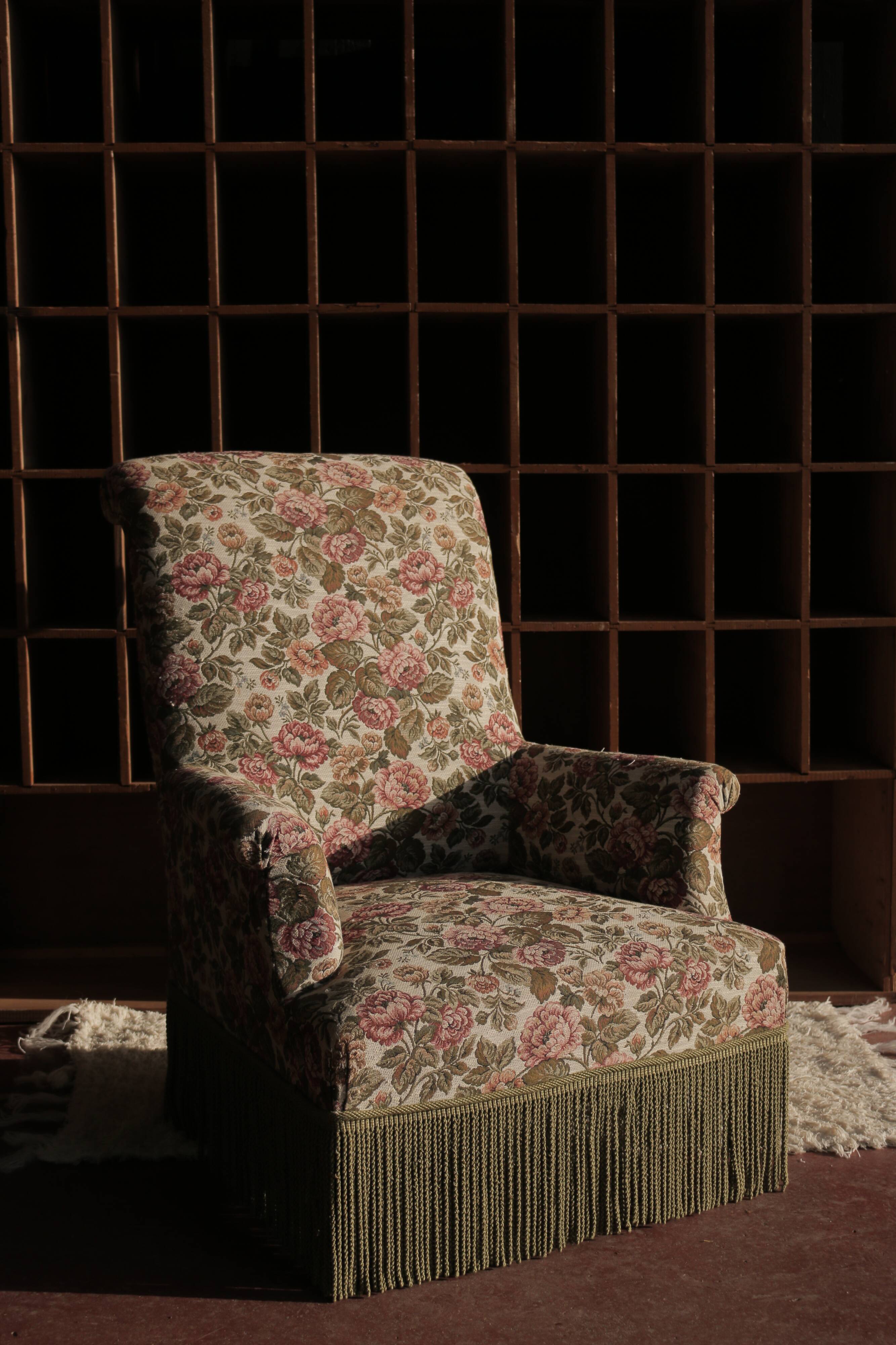 English armchair from the Napoleon III period
