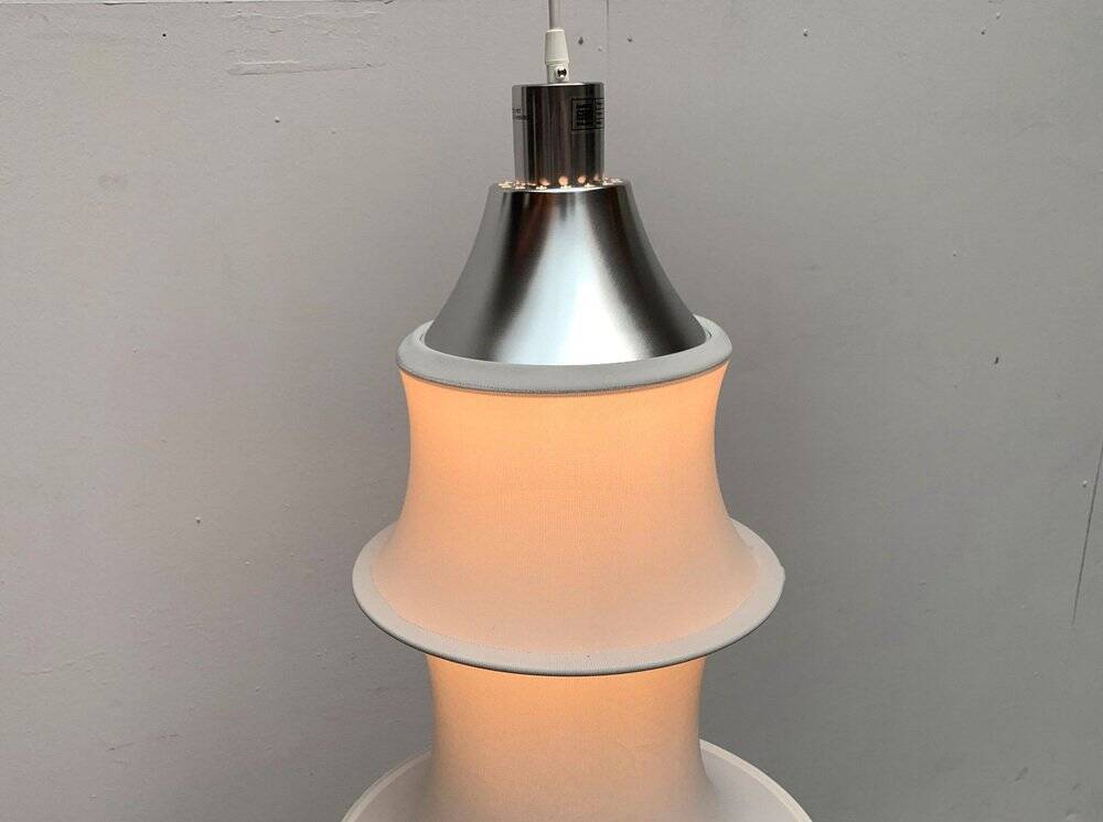 Falkland suspension lamp model by Bruno Munari for Danese Milano.