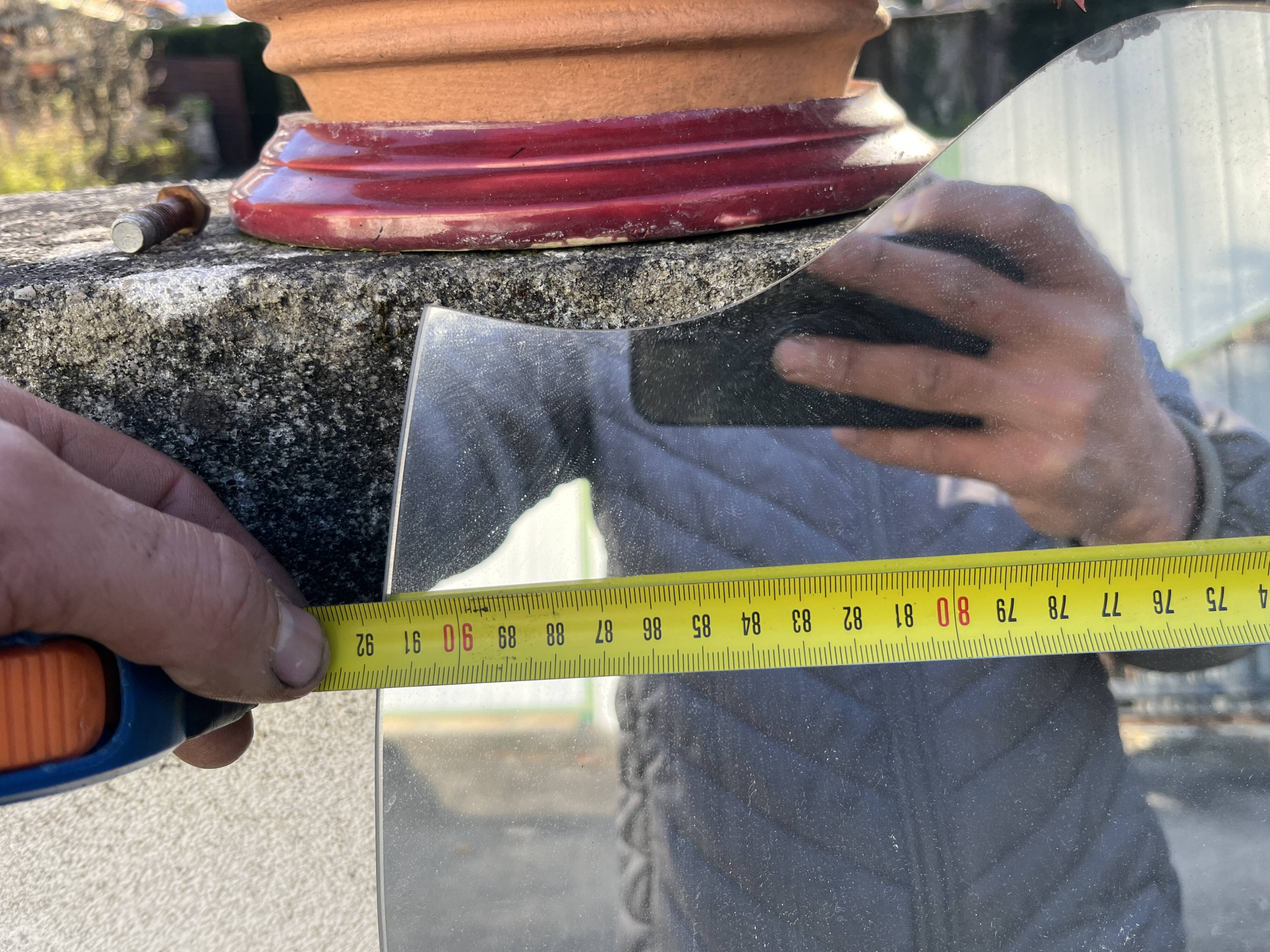 Vintage triptych dressing table mirror - Art Deco style