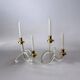 Pair of pretzel candlesticks by Dorothy Thorpe, circa 1970
