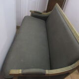 3-seater wooden sofa