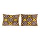 Set of 2 vintage ikat cushion covers 43x56 cm