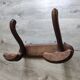 Wall-mounted cloakroom coat racks hooks wood vintage