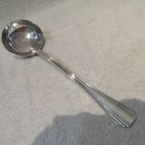 Christofle Boreal silver plated soup ladle, engraved AP 32.4cm