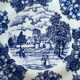 6 dessert plates with English décor