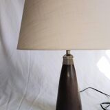 Tadelakt lamp wood color