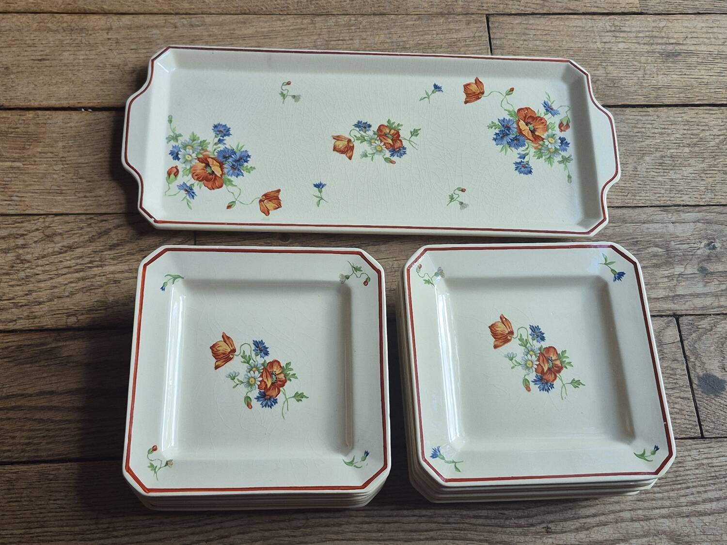 Charbonnier de Salins dessert service