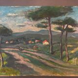 Umbrella pines, Robert Fleurent, 1967